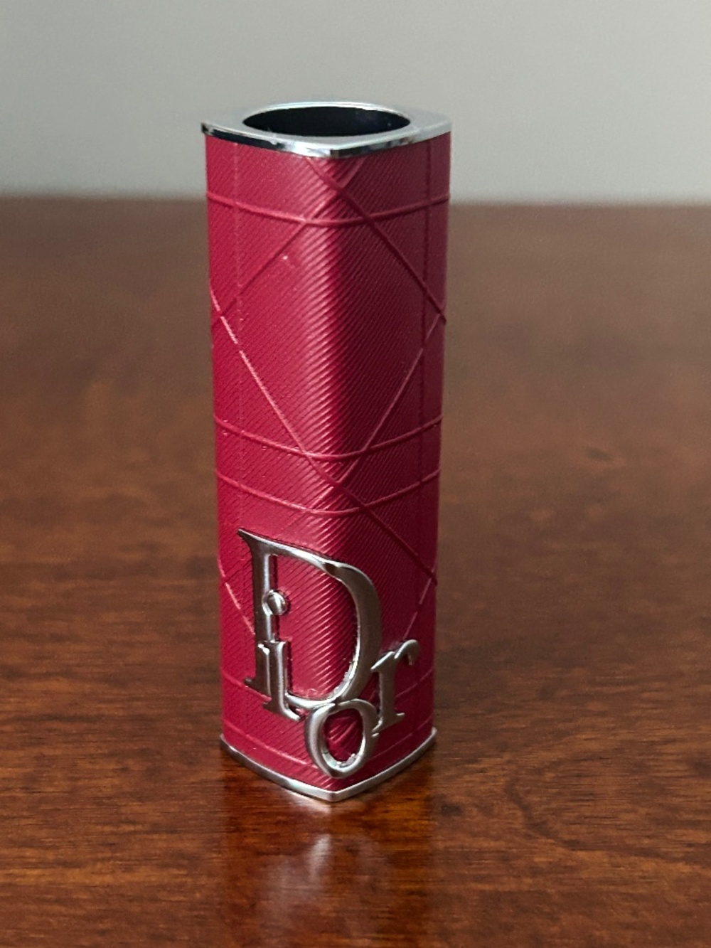 Dior Refillable Lipstick Case - Brick Cannage
